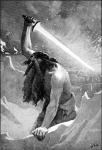The_giant_with_the_flaming_sword_by_Dollman