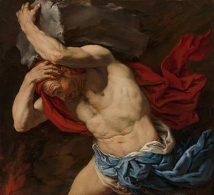 "Sisifo", Antonio Zanchi, c.a 1660-1665.