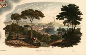 veduta di Napoli da Posillipo.