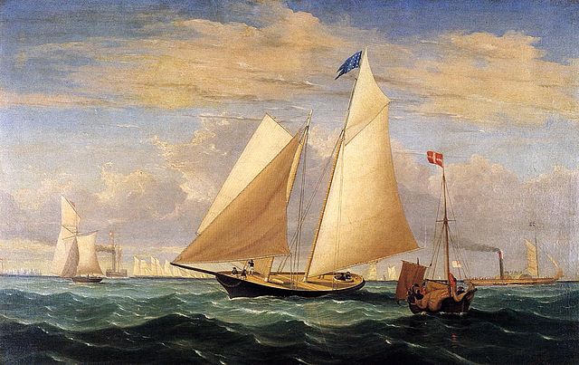 Yacht-America-Fitz-Hugh-Lane-1851