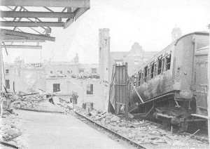 London Necropolis station 1944