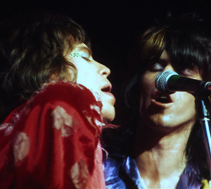 Mick Jagger (left) and Keith Richards (right) in June 1972