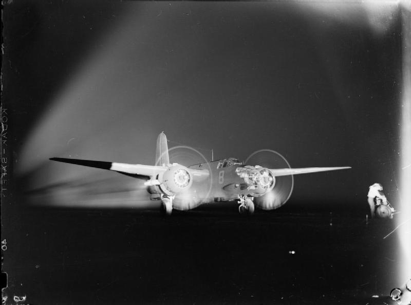 RCAF_Boston_at_RAF_Bradwell_Bay_WWII_CH_7211