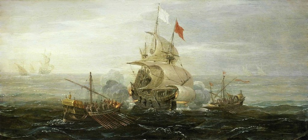 French_ship_under_attack_by_barbary_pirates
