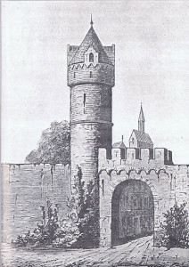 Porta di Brandenburg an der Havel nel XVI secolo
