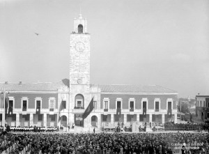 Inaugurazione di Littoria (Latina) il 18 dicembre 1932.