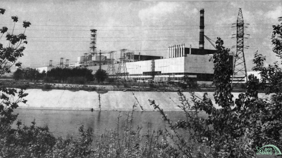 Centrale "V.I. Lenin" di Černobyl' nel 1984.