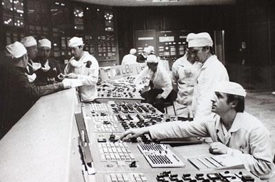 Centrale di Černobyl', sala di controllo del reattore 3.