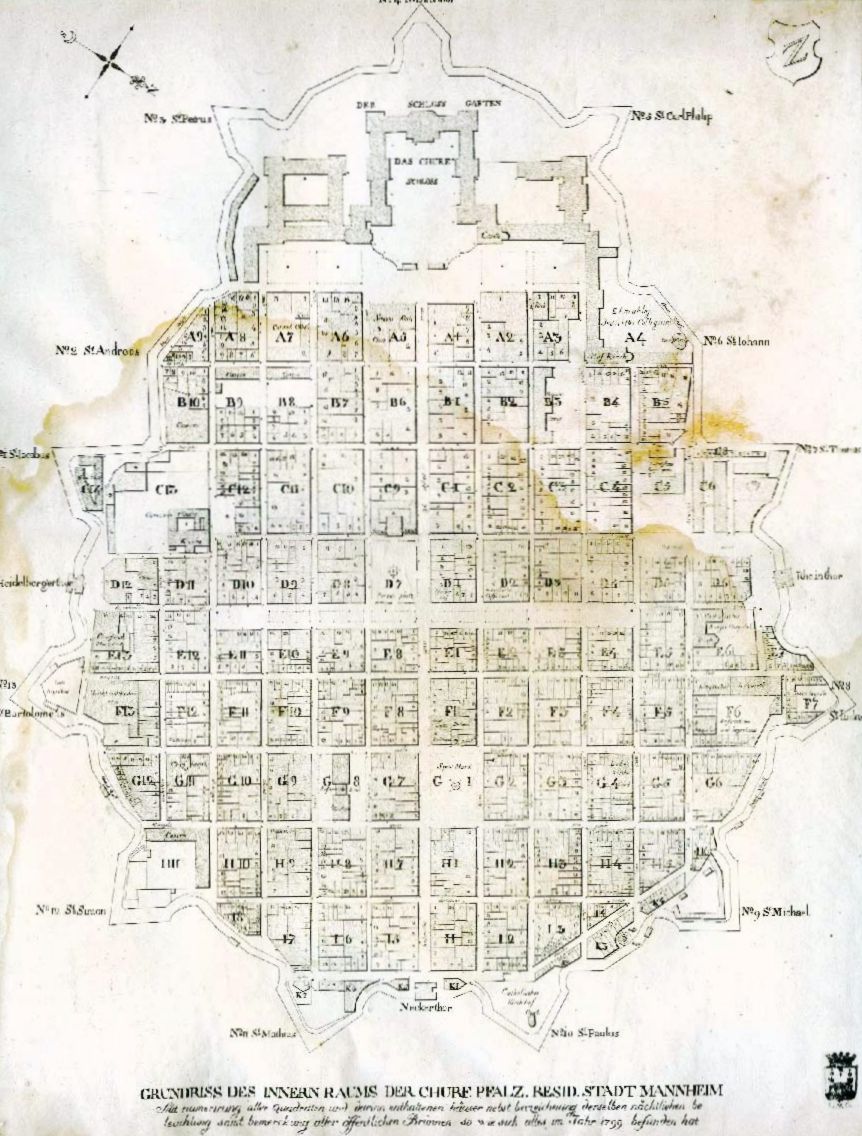 Quadratestadt, 1799