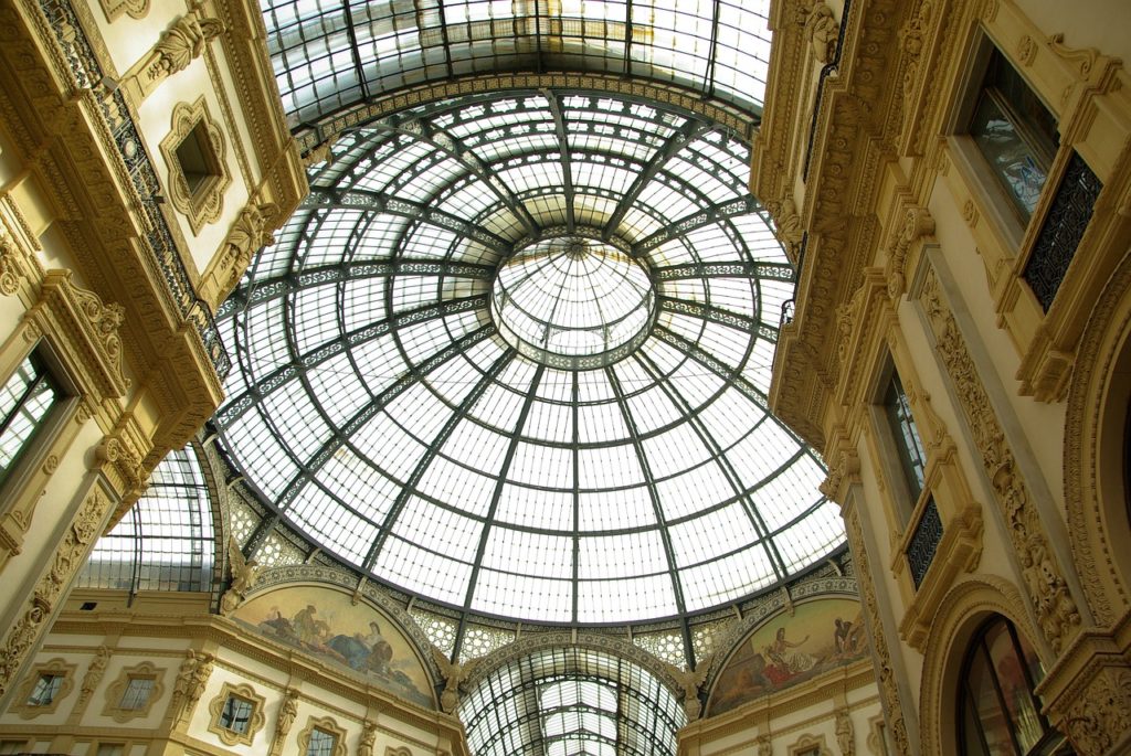 Galleria Vittorio Emanuele II: la cupola.
