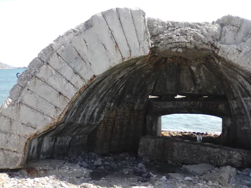 Un bunker in Albania