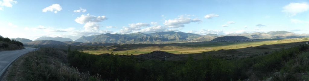 Panorama lungo la strada per Saranda