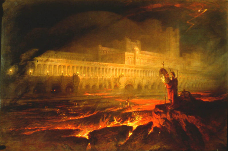 Pandemonium, stampa di John Martin, 1841