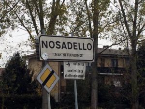 Nosadello: inizio del centro abitato