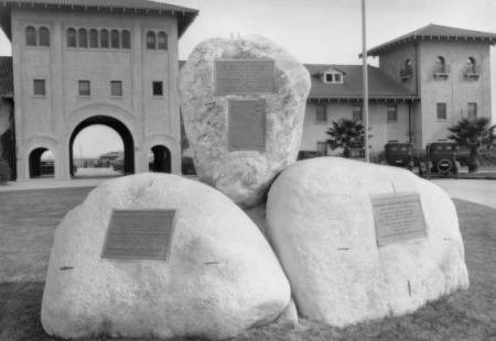 La Mesa Battle monument, L.A.Union Stockyards