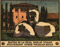 Battle of La Mesa 1847 at Union Stockyards ended Mexican rule