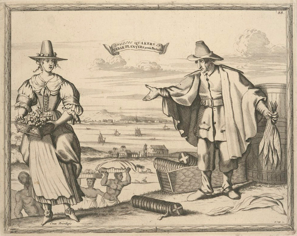 Quaccheri a Barbados, 1700