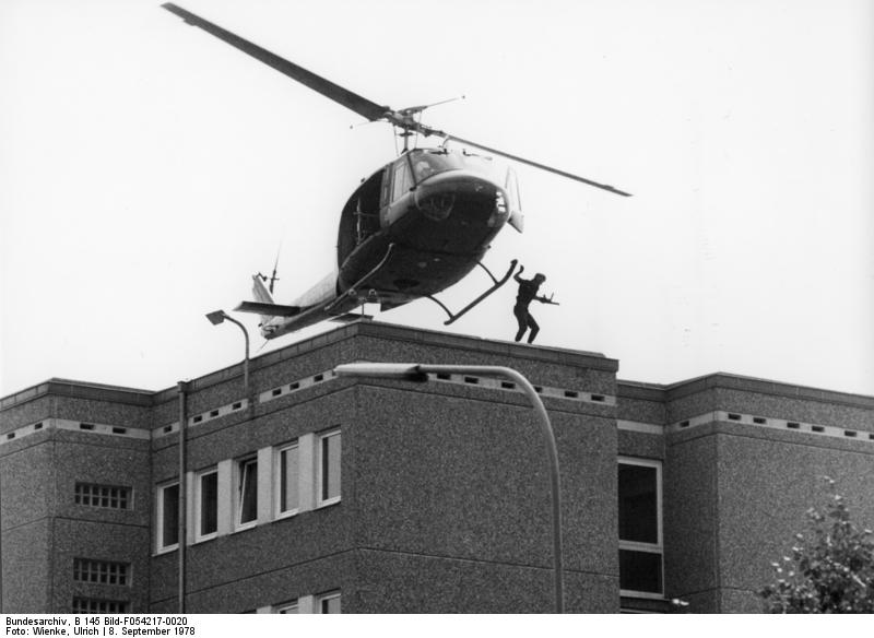 addestramento GSG-9 ad Hangelar, nel 1978