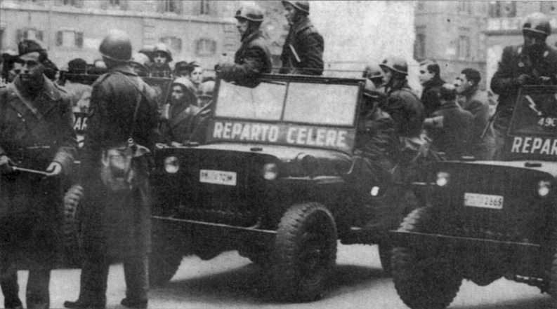 Reparto Celere Polizia di Stato, 1949