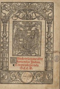 Sumario de la natural historia de las Indias, 1526