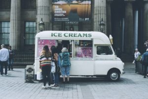 Ice cream van a Edimburgo (foto: Avatar of user Florencia Viadana Florencia Viadana @florenciaviadana Florencia Viadana) 