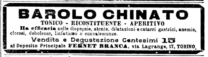 barolo chinato 1907