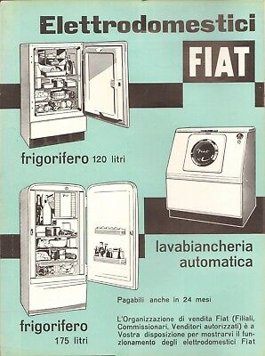 Pubblicità elettrodomestici FIAT del 1954