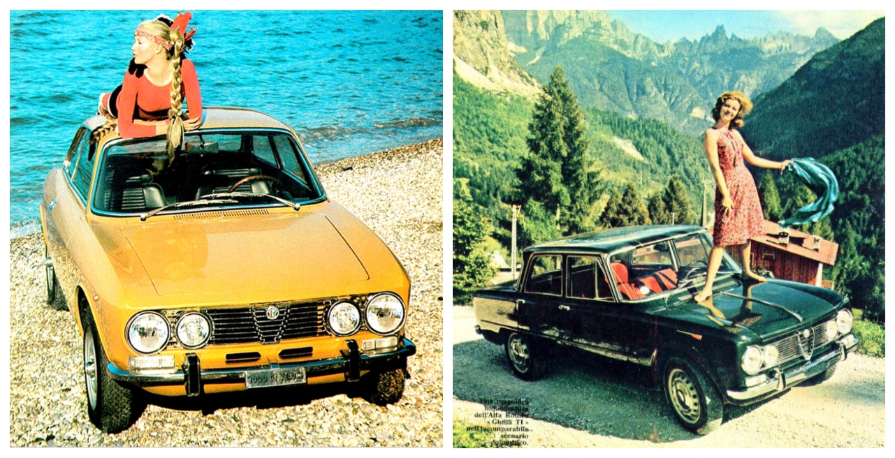 Alfa Romeo 2000 GTV (1971) e Giulia TI (1963)