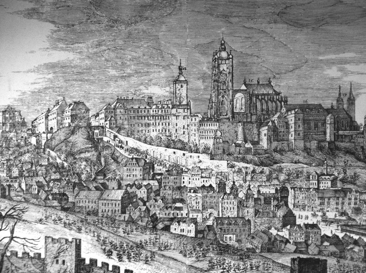 "Castello di Praga" di Philipp van der Bossche, 1606.