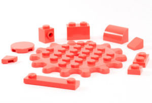 pezzi Lego "vibrant coral"