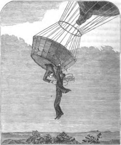 Illustrazione per "An air Story" di Jane G. Austin, da "Student and Schoolmate", vol. 22.