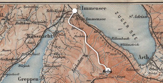 mappa del percorso