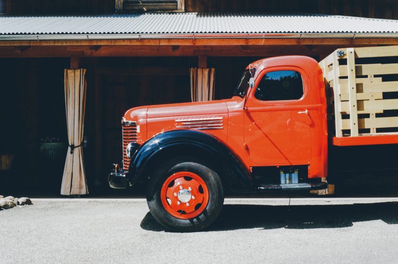 camion arancione