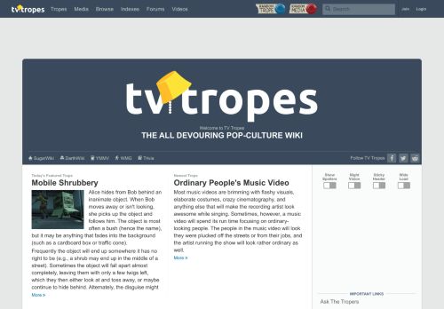 TV Tropes