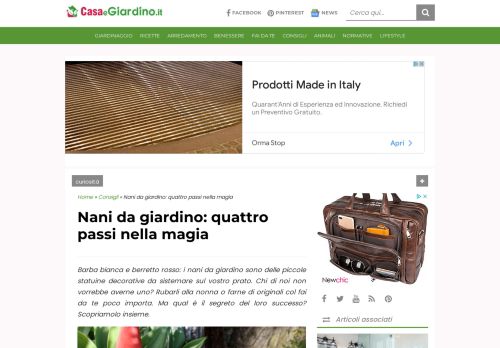 Nani da giardino