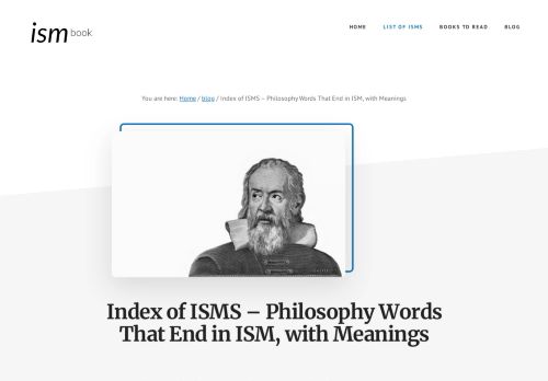 Ism Book