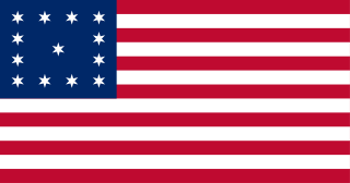 bandiera USA a 13 stelle di Turmbull