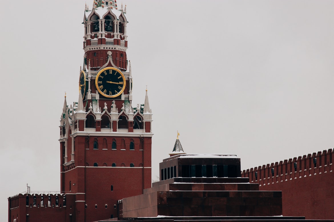 Kremlin under snow