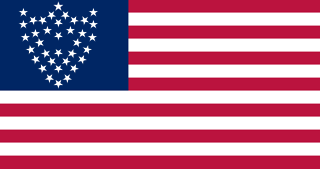 Bandiera degli Stati Uniti a 36 stelle 23rd Army Corps (1865 – 1867)