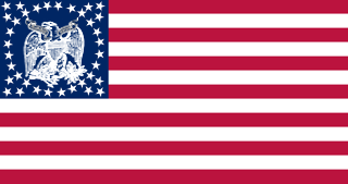 Bandiera degli Stati Uniti a 36 stelle, eagle flag (1865 – 1867)