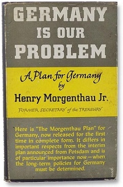 Copertina della prima edizione di Germany is our problem, Harper & Brothers 1945.