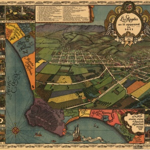 Los Angeles as it appeared in 1871