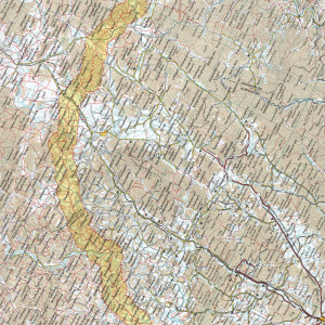 1969 map of Korean Demilitarized Zone
